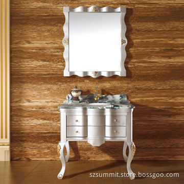 Bathroom Cabinet, Various Styles, Made of Marble, Ceramic and Solid Wood, Customized Orders AcceptedNew